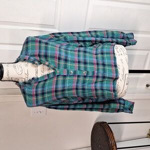 Anthropologie Pilcro Cropped Puff-Sleeve Blouse size size Medium